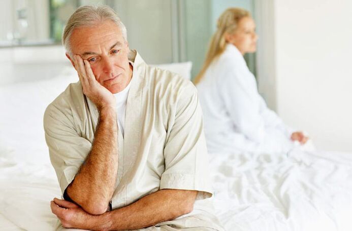 Erhéijung Potenze Männer iwwer 60 Joer al